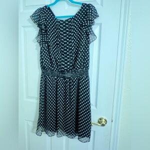 Black and White Polka Dot Dress